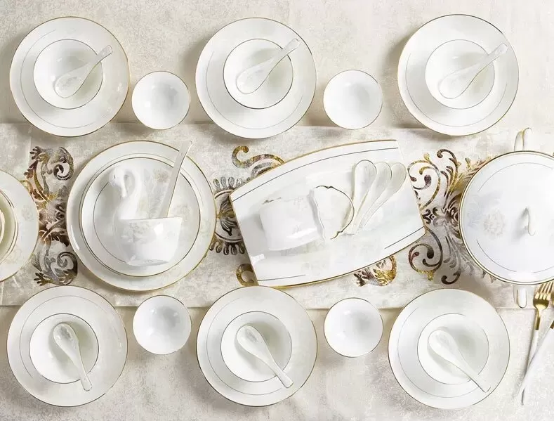 58pcs deluxe ceramic tableware set - Amazon