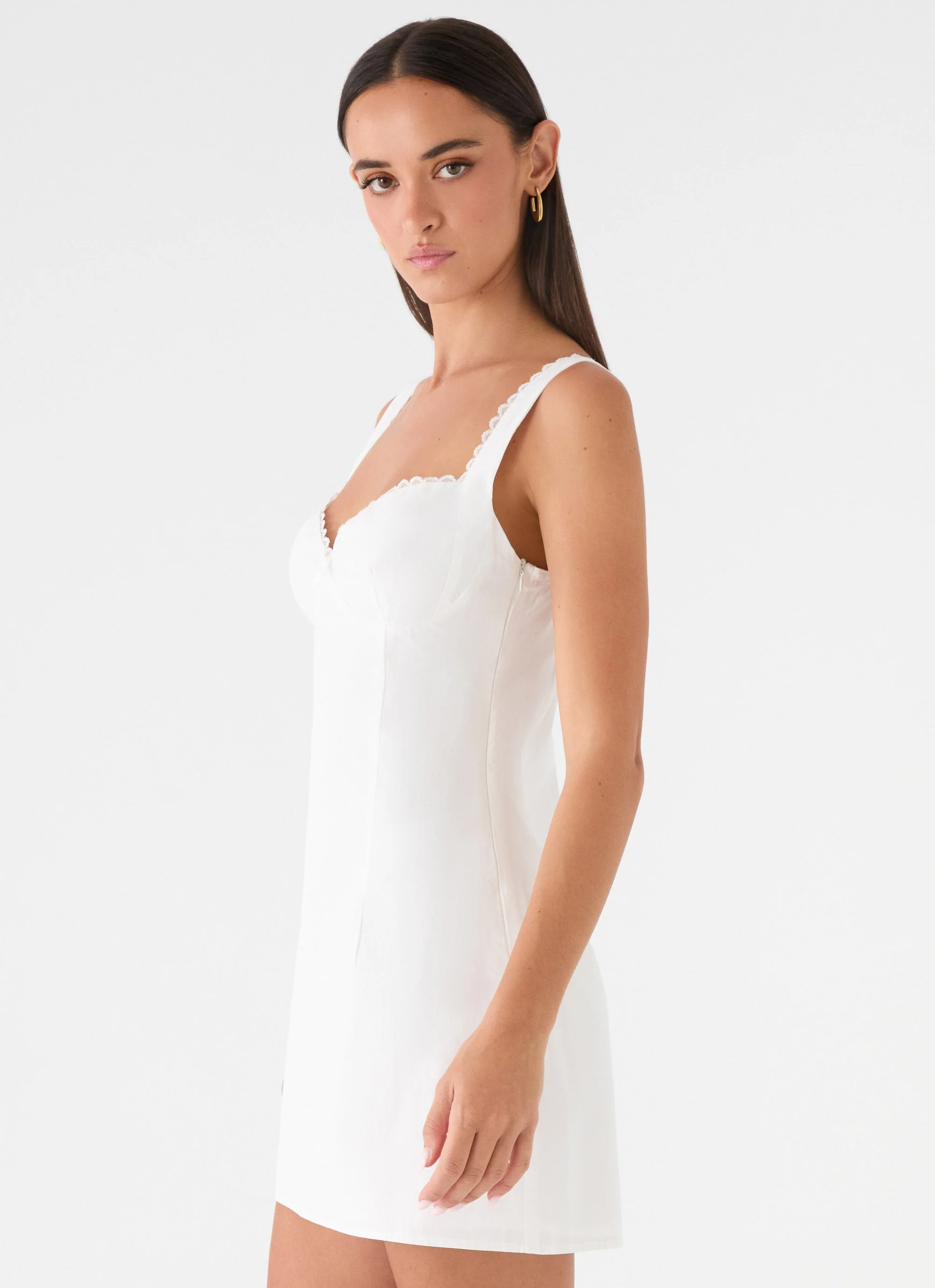 Riva Bella Mini Dress - White