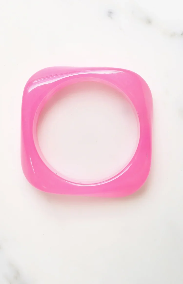 Bernie Pink Resin Bangle