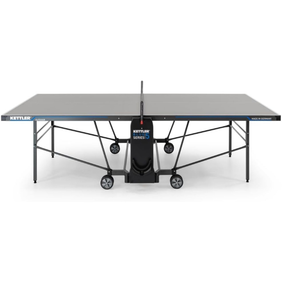 Kettler K5 Outdoor Professional Table Tennis Table, Tournament Quality, Robust, 5 mm Melamine Resin Plate with Scratch-Resistant Overlay Layer, Weatherproof, Collapsible, TÜV Tested, Made In Germany - Amazon