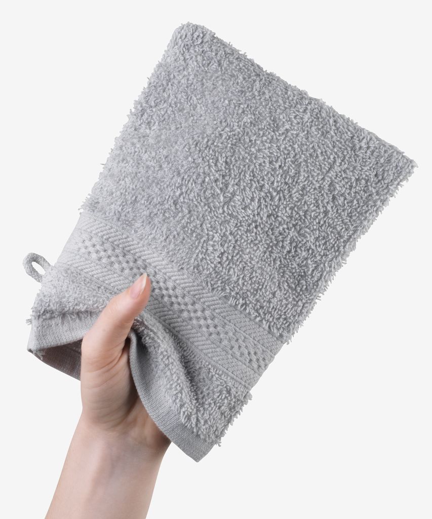 Wash glove UPPSALA 14x20 light grey - Amazon