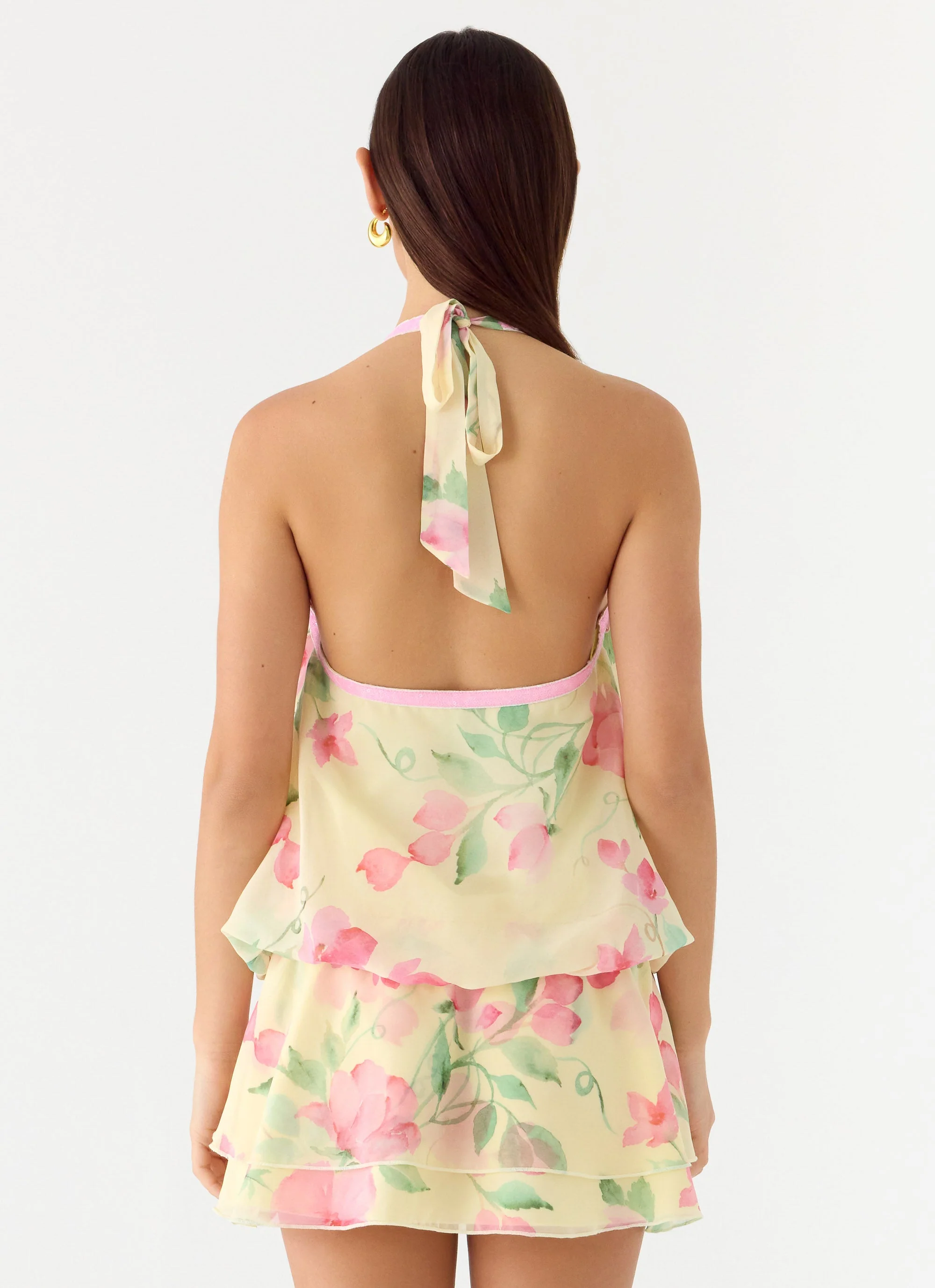 Read Your Mind Mini Dress - Lemon Soleil