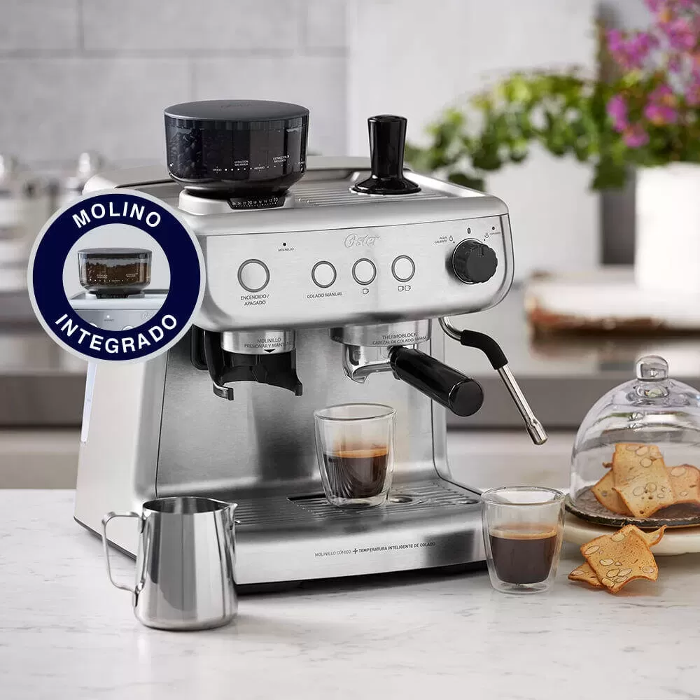 Oster® Perfect Brew espresso coffee maker 15 bar built-in grinder BVSTEM7300 - Amazon