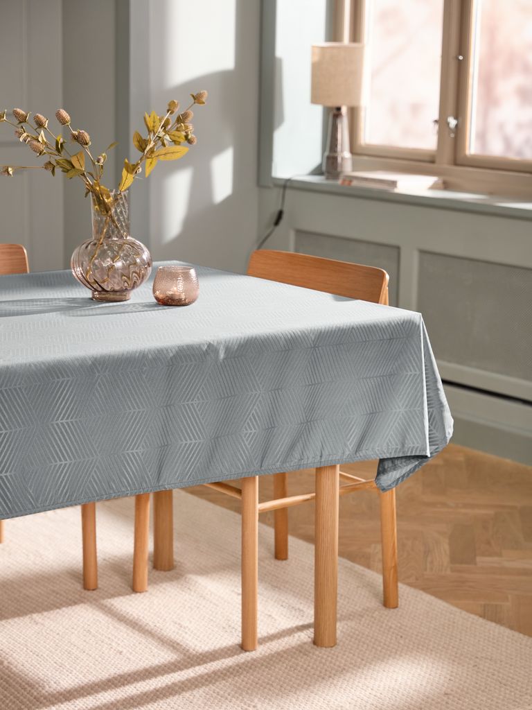 Tablecloth BLOMME 140x240 grey - Amazon