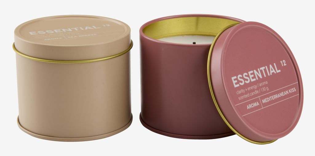 Scented candle STAFFAN with lid assorted - Amazon