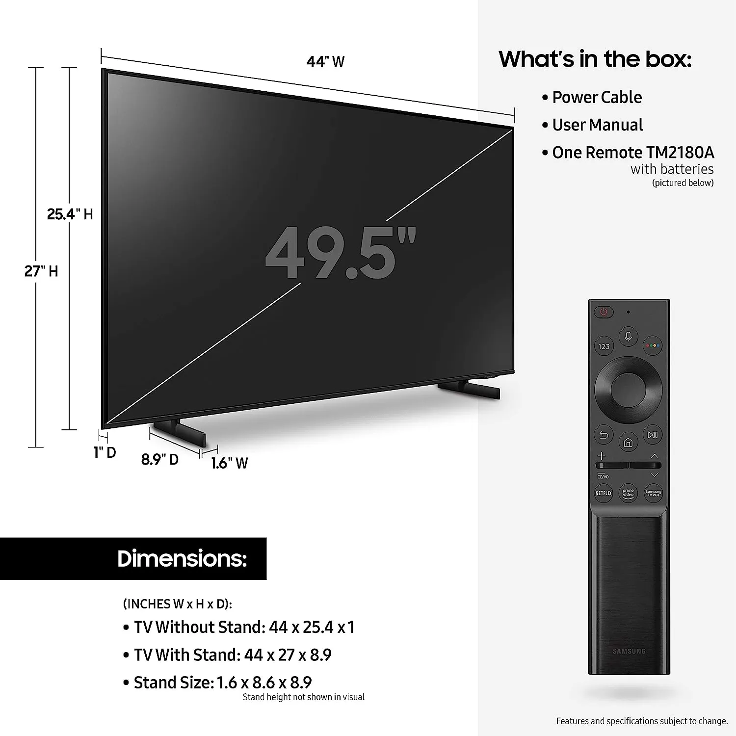 85-Inch Class Crystal 4K UHD AU8000 Series HDR, 3 HDMI Ports, Motion Xcelerator, Tap View, PC on TV, Q Symphony, Smart TV with Alexa Built-In (UN85AU8000FXZA, 2021 Model) - Amazon
