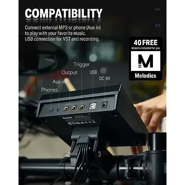 🔥Hot Sale Now🔥 DED-200 Electric Drum Sets - Amazon