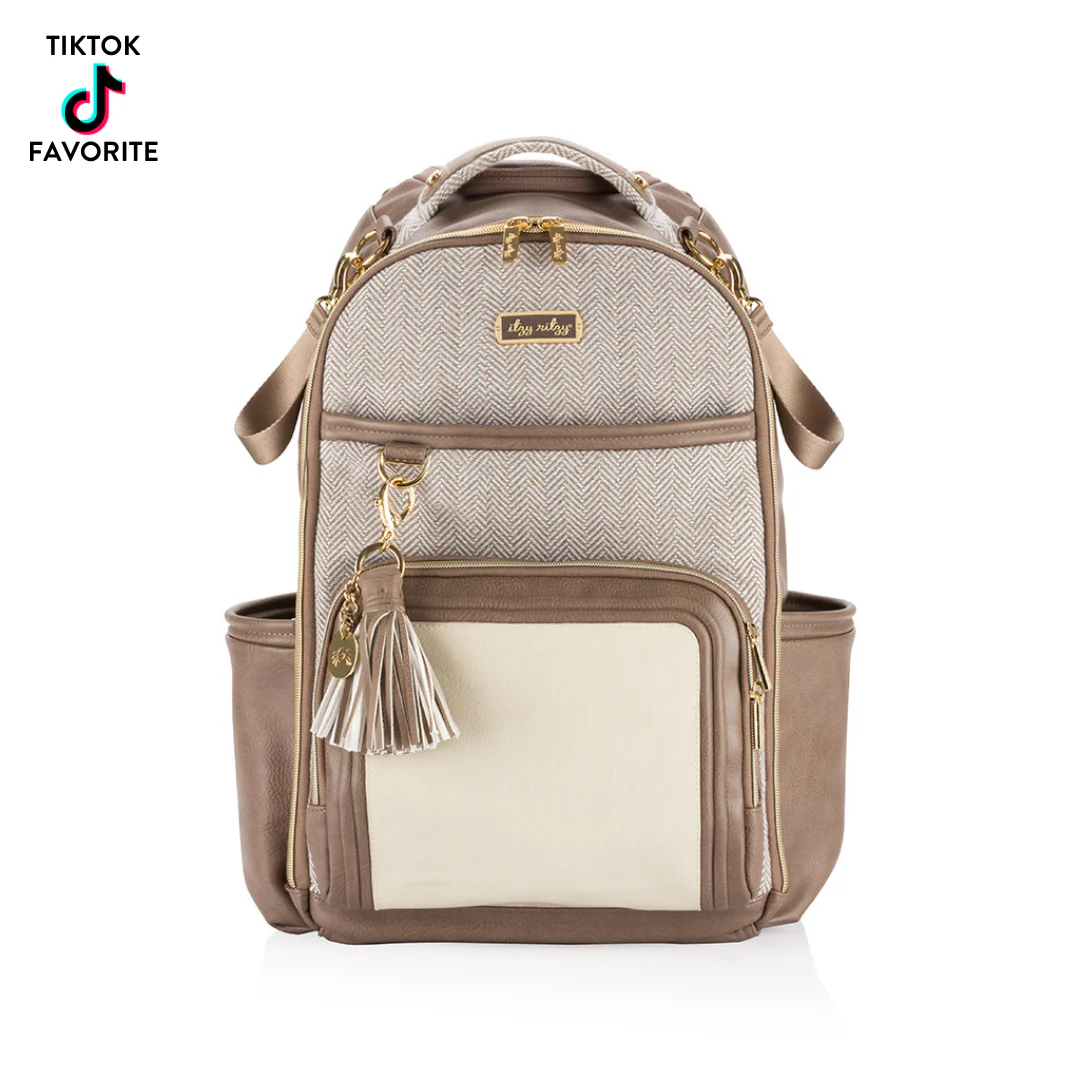 Vanilla Latte Boss Plus? Backpack Diaper Bag