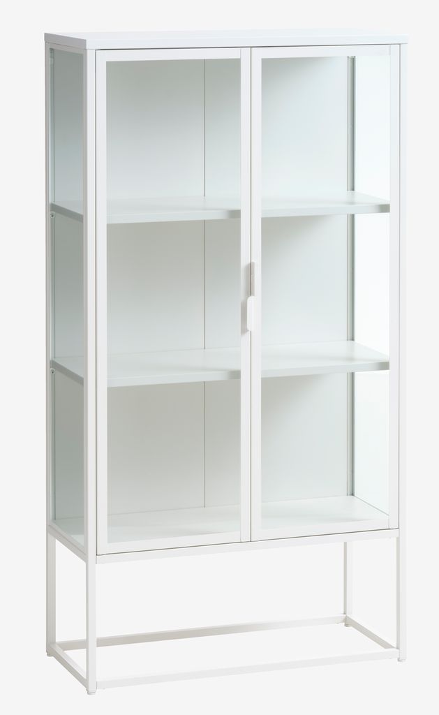 Display Cabinet VIRUM 2 doors white - Amazon