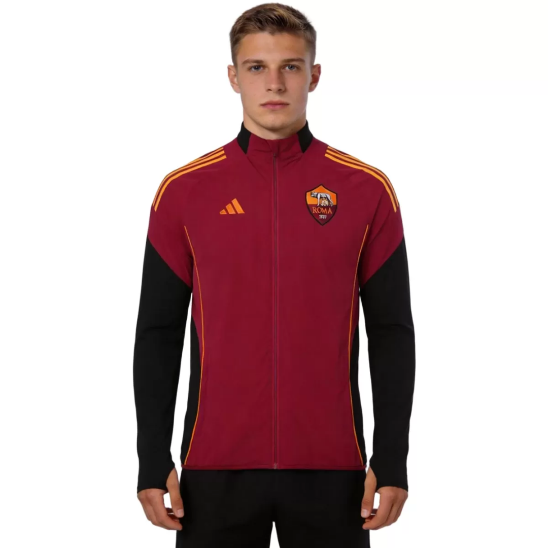 AS Roma Windbreaker Jacket Red 2025/26