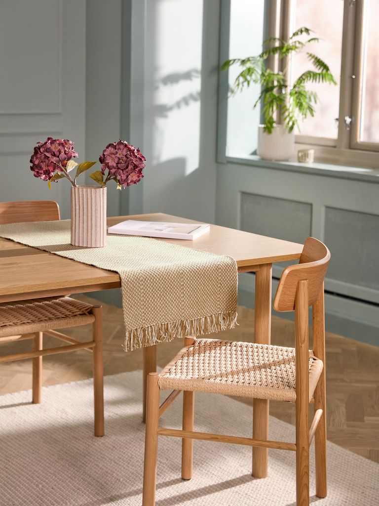 Table runner ULLVIER 38x150 natural/beige - Amazon