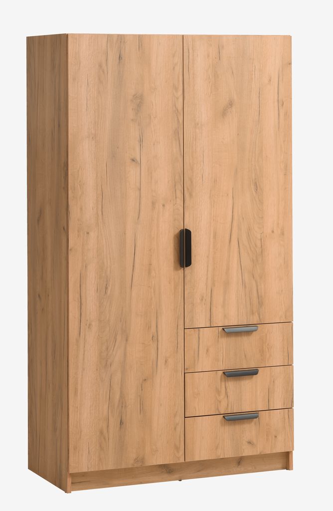 Wardrobe JENSLEV 96x176 oak - Amazon