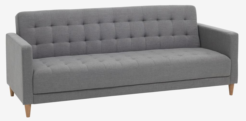 Sofa bed FALSLEV grey fabric - Amazon