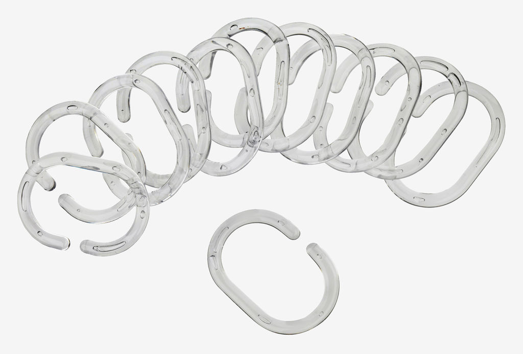 Shower curtain rings VAREKIL pack of 12 - Amazon