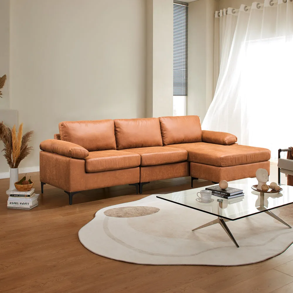 Living Room Sofa Reversible Chaise 100.40