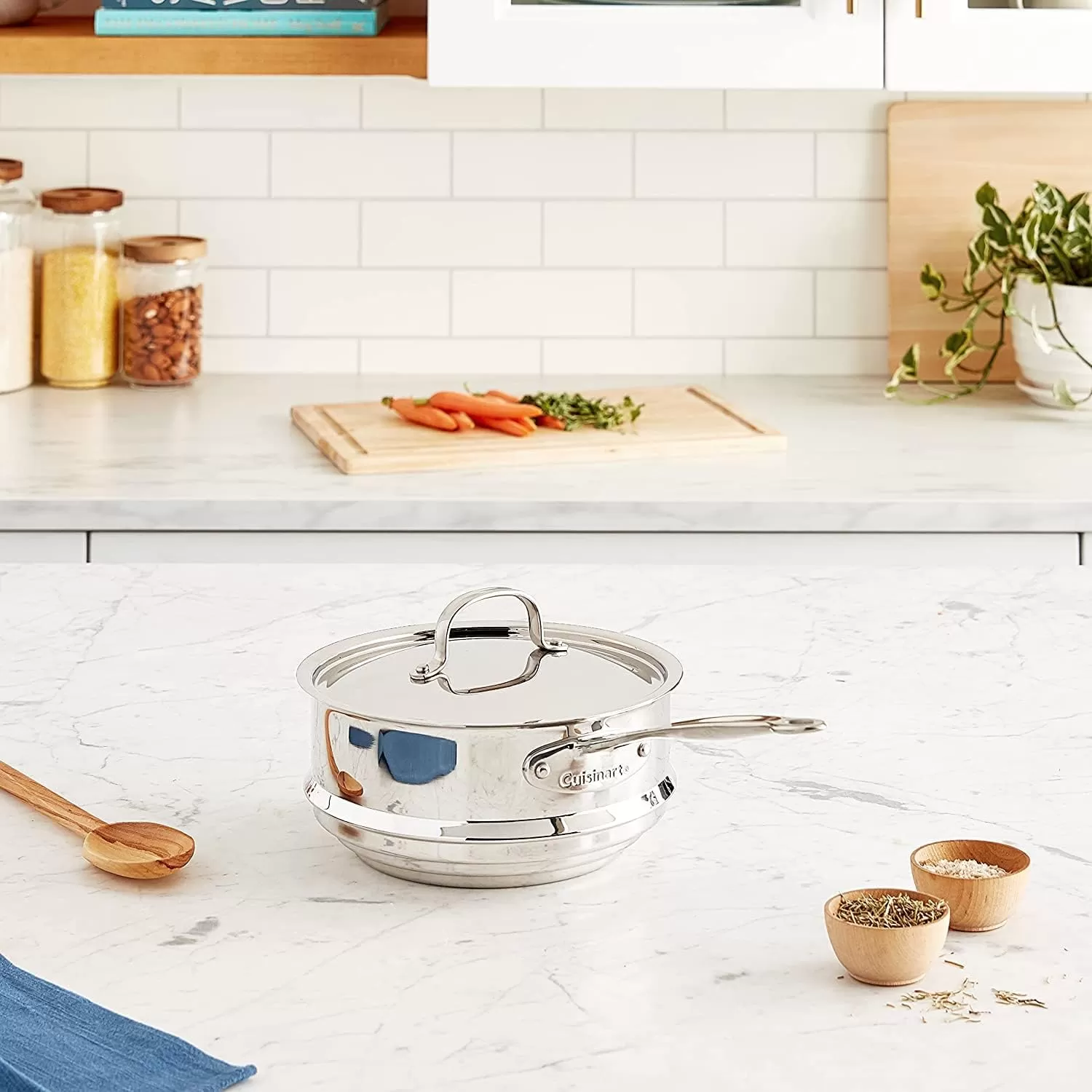 Stainless Steel 17-Piece Set Chef's-Classic-Stainless-Cookware-Collection - Amazon