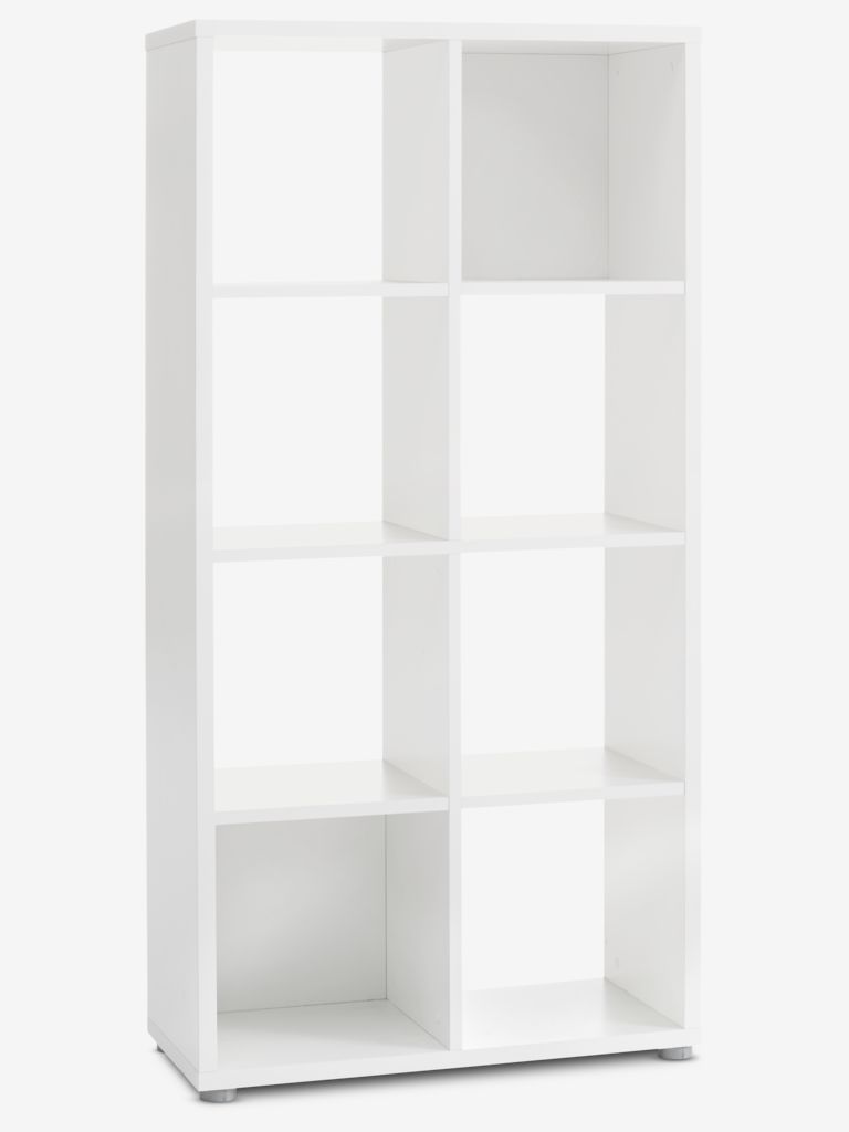 Room divider HALDAGER 8 shelves white - Amazon