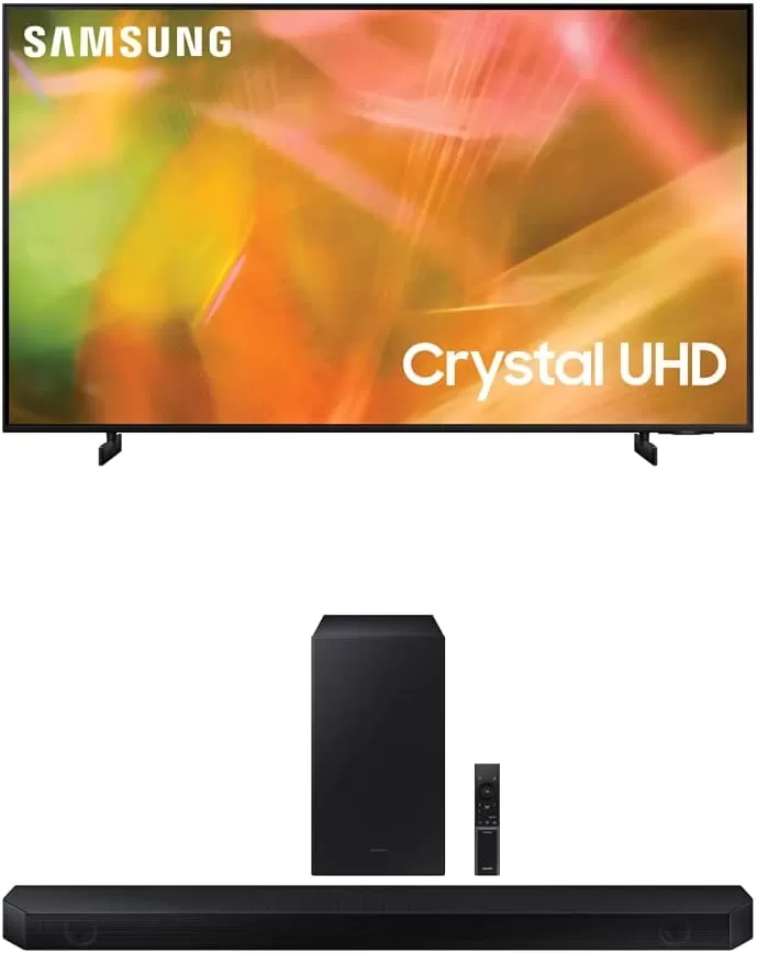 85-Inch Class Crystal 4K UHD AU8000 Series HDR, 3 HDMI Ports, Motion Xcelerator, Tap View, PC on TV, Q Symphony, Smart TV with Alexa Built-In (UN85AU8000FXZA, 2021 Model) - Amazon