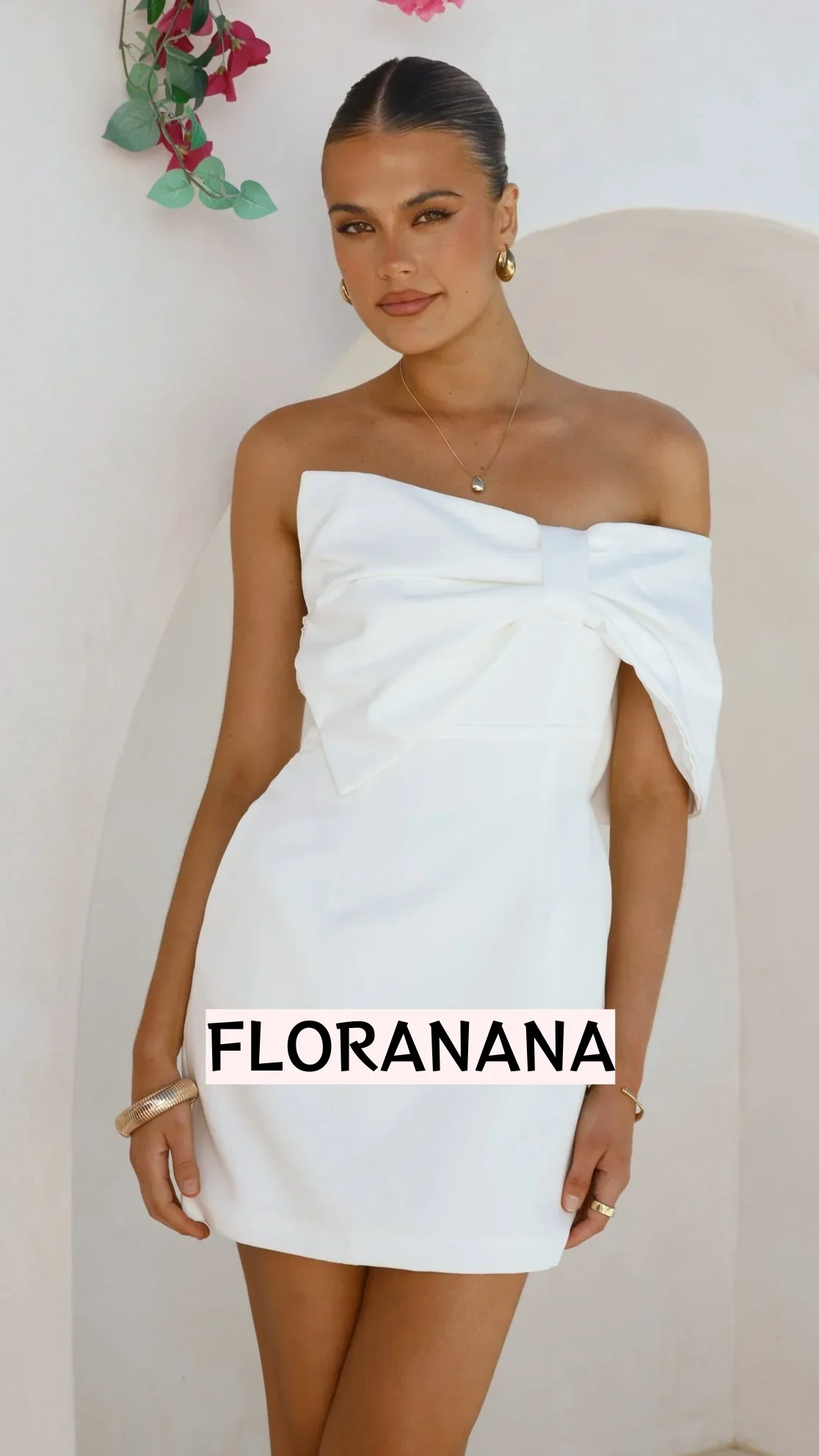 Briella Mini Dress - White