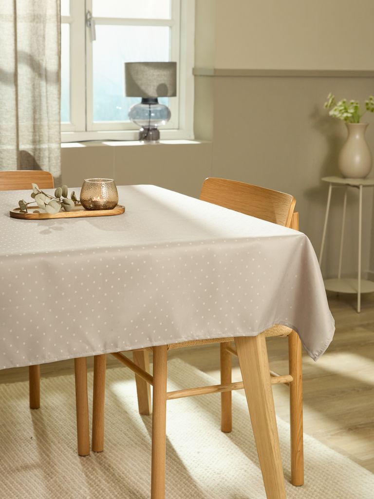 Tablecloth SKOGSTARR 140x240 beige - Amazon