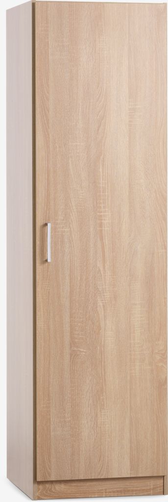 Wardrobe FANDRUP 50x176 1 door light oak colour - Amazon