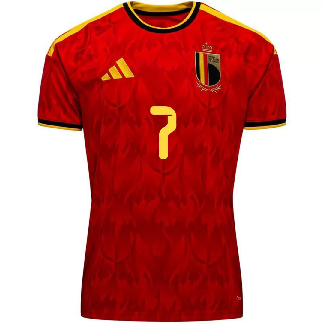 DE BRUYNE #7 Belgium Home Jersey World Cup 2026