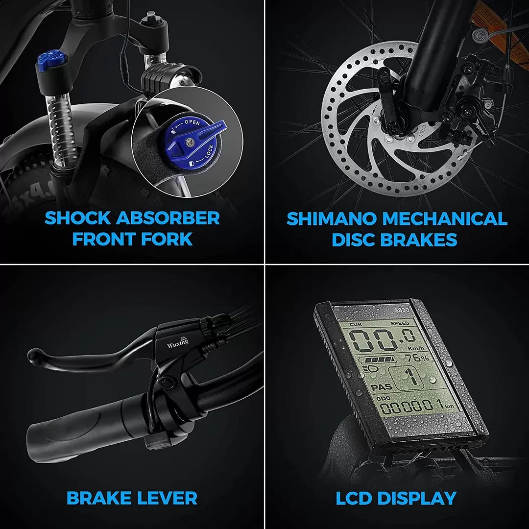 Outdoor electric bike with 48V/15Ah lithium battery 🔥Clearance Warehouse Sale🔥 - Amazon