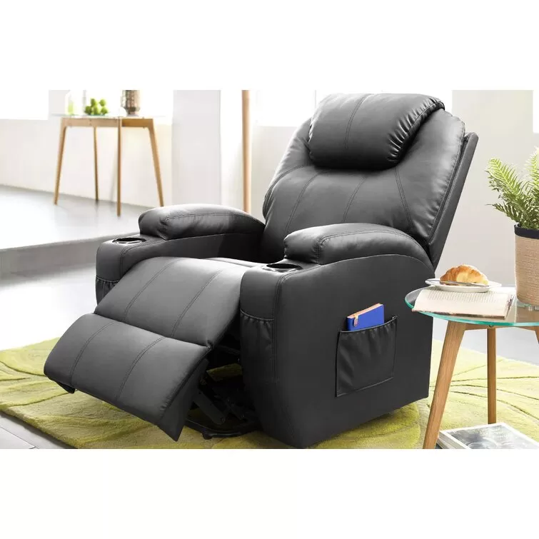 Faux Leather Power Lift Recliner Chair with Massage and Heating Functions - Amazon
