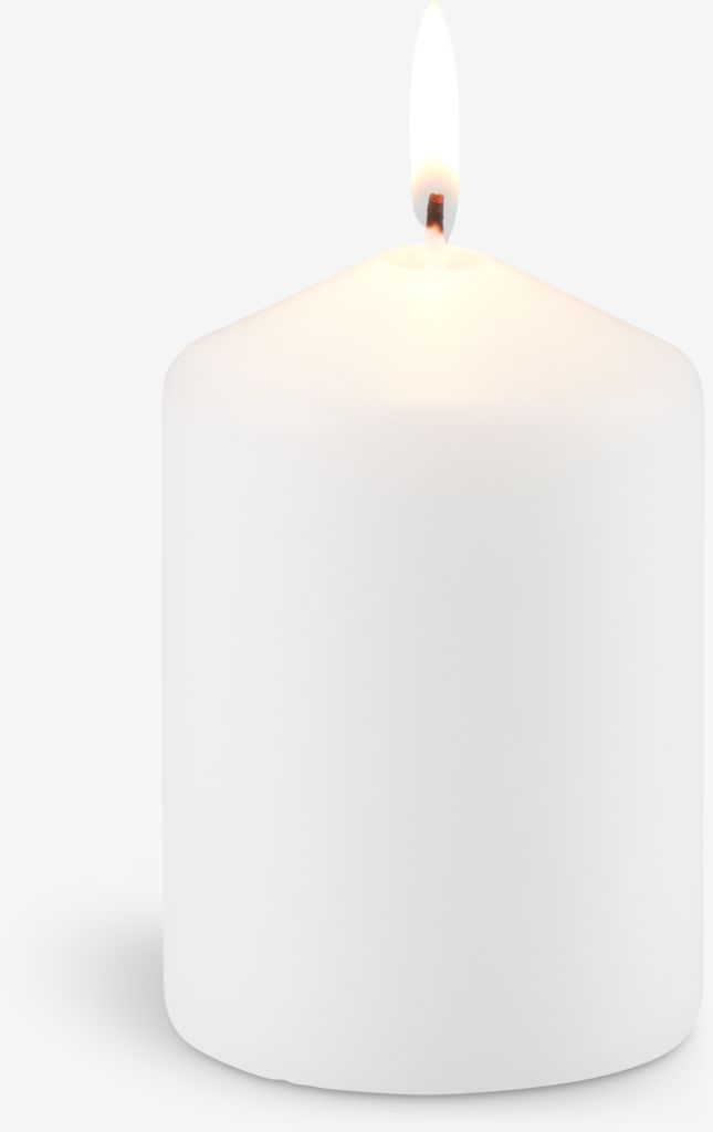 Pillar candle TORALF D7xH10cm white - Amazon