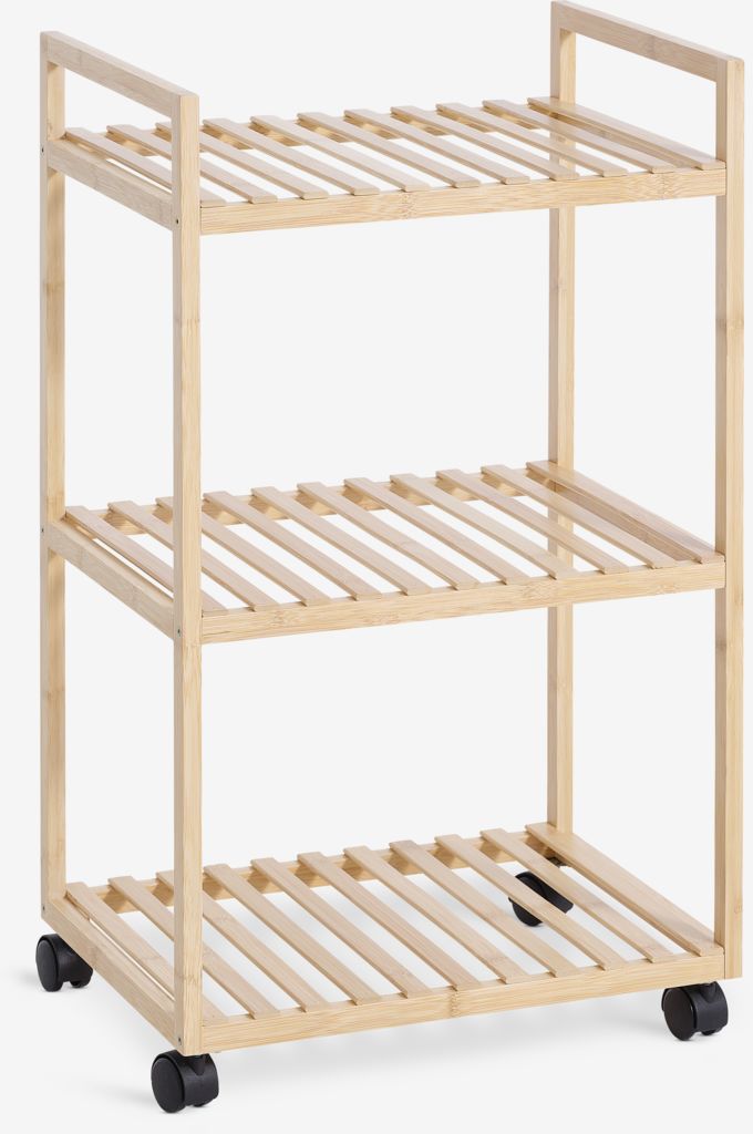 Trolley EGTVED 3 shelves bamboo - Amazon