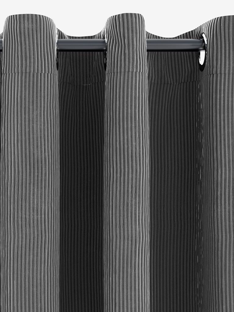 Curtain TOTAK 1x140x300 corduroy grey - Amazon