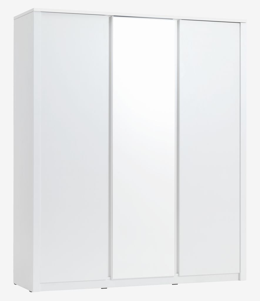 Wardrobe VEDDE 167x197 w/mirror white - Amazon