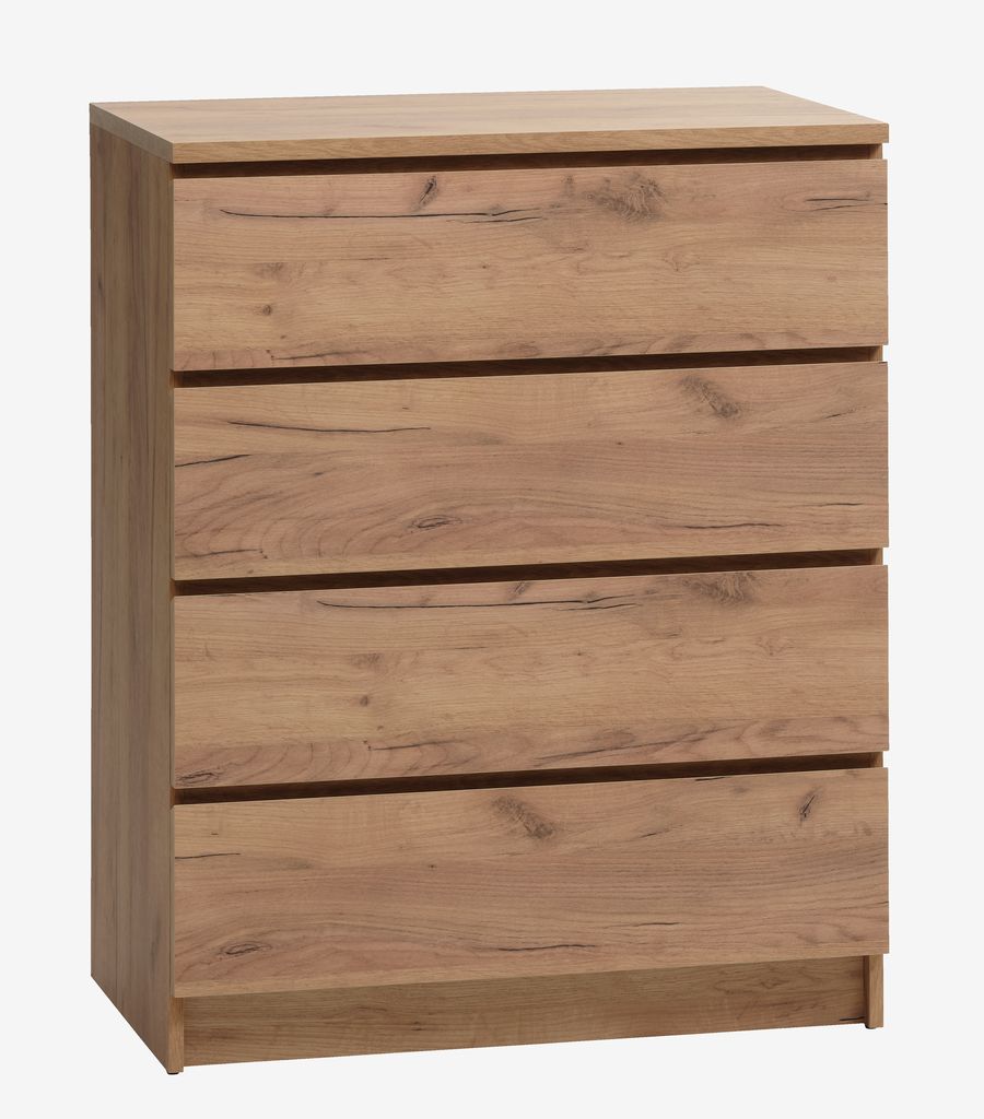 4 drawer chest LIMFJORDEN natural oak colour - Amazon