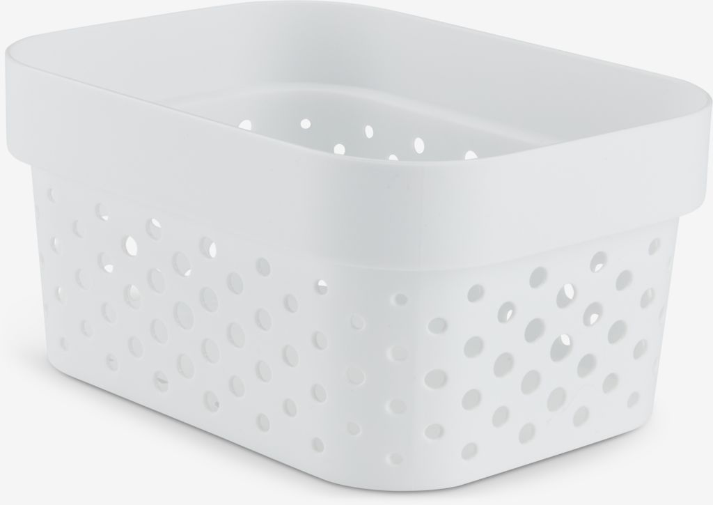 Basket INFINITY 1.4L plastic white - Amazon