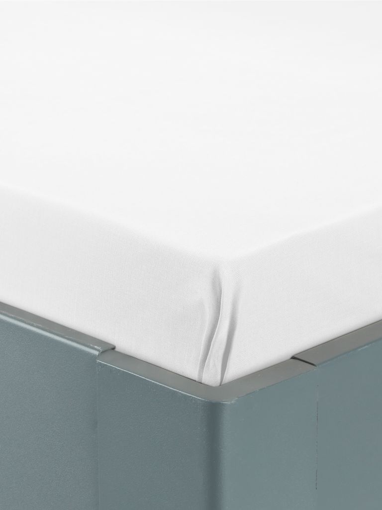 Flat sheet ELISABETH Single white - Amazon