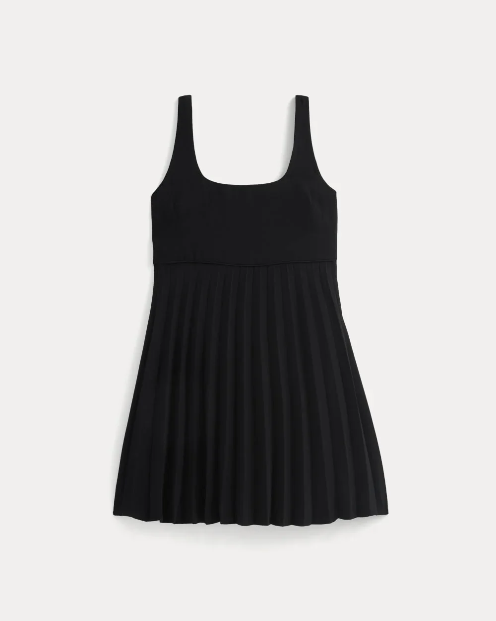 Drapey Crepe Mini Dress | Black