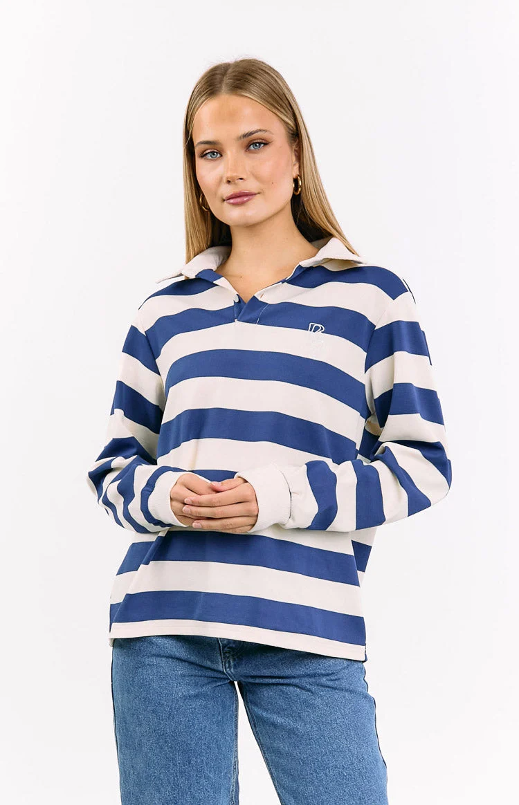 Carey Blue Striped Jersey