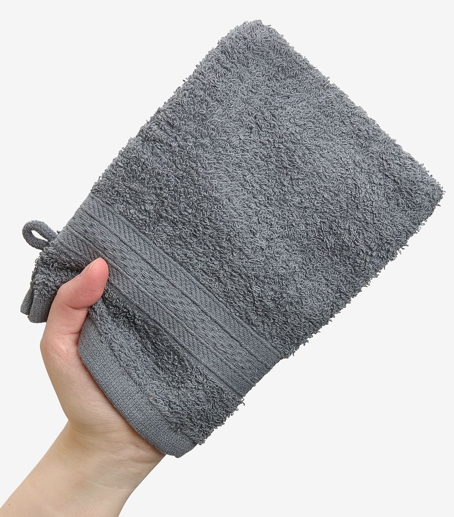 Wash glove UPPSALA 14x20 grey - Amazon