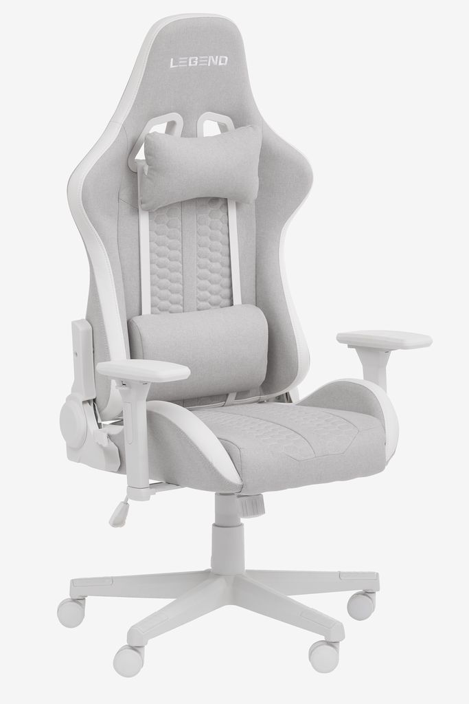Gaming chairu200b NIBE white/beige fabric - Amazon