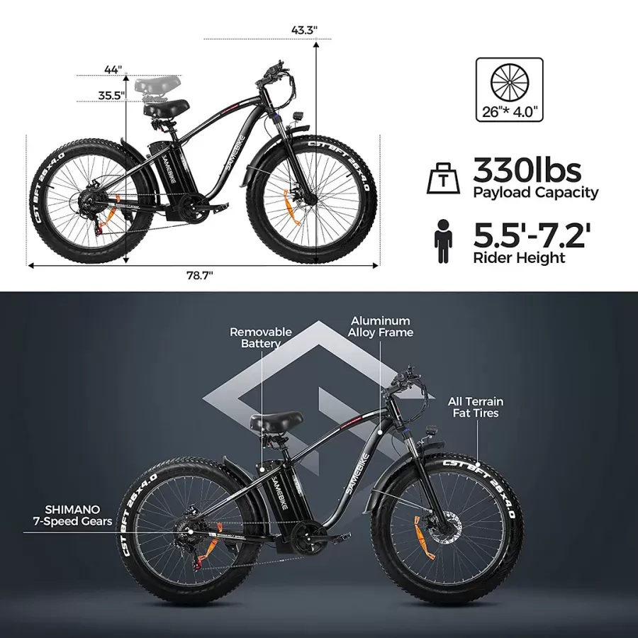 🔥Clearance Sale🔥✨Outdoor electric bike with 48V / 15Ah lithium battery✨ - Amazon