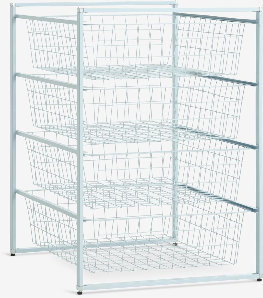 Wardrobe insert BARKHOLT W49xD55 4 wire - Amazon