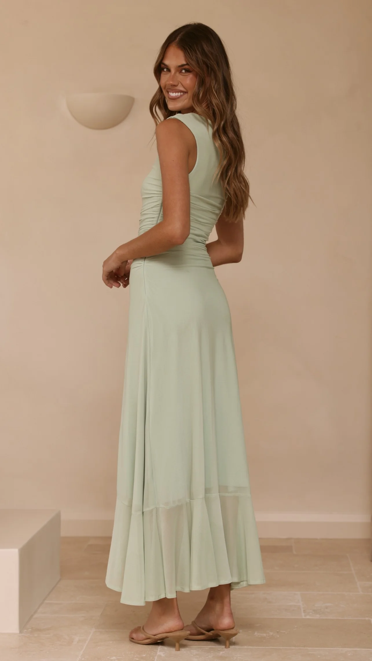 Sareiah Maxi Dress - Sage