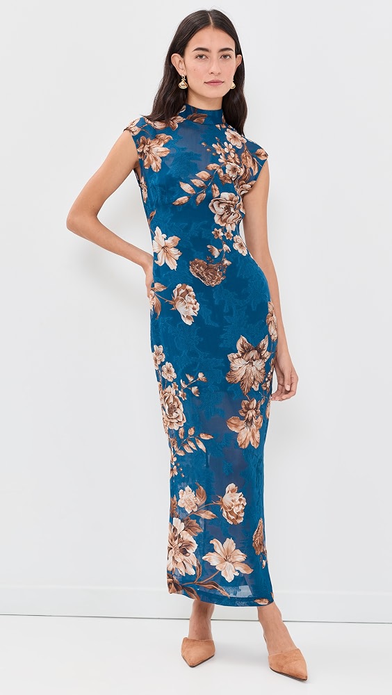 Midi Dress with Slip