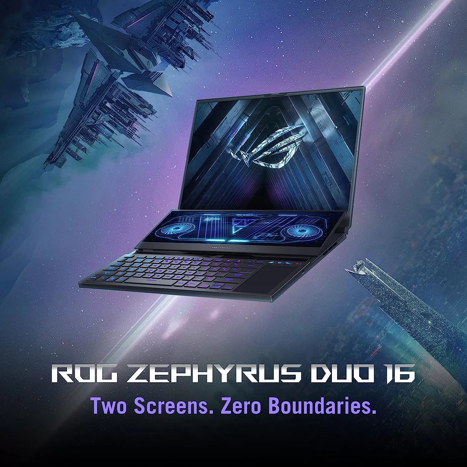 ASUS ROG Zephyrus Duo 16 (2022) Gaming Laptop, 16” Mini LED 240Hz/3ms, QHD 16:10 Display, 100% DCI-P3, NVIDIA GeForce RTX 4080, AMD Ryzen 9 7945HX, 32GB DDR5, 1TB SSD, Windows 11 Pro, GX650PZ-XS96 - Amazon