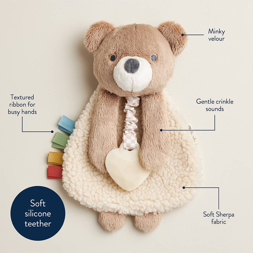 *NEW* Theo the Bear Itzy Lovey? Itzy Ritzy baby toy