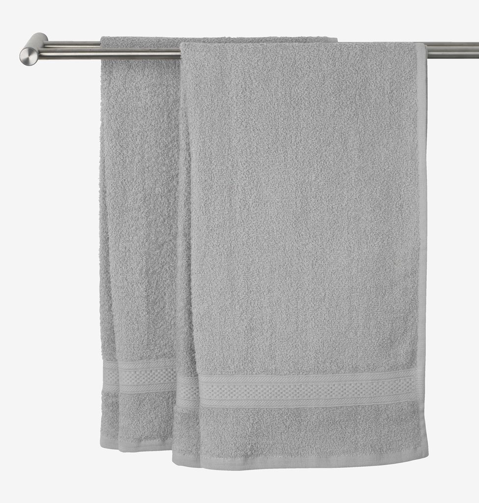 Hand towel UPPSALA 50x90 light grey - Amazon