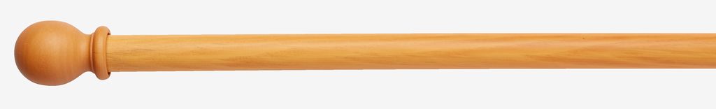 Curtain pole wood 300cm 28mm pine - Amazon