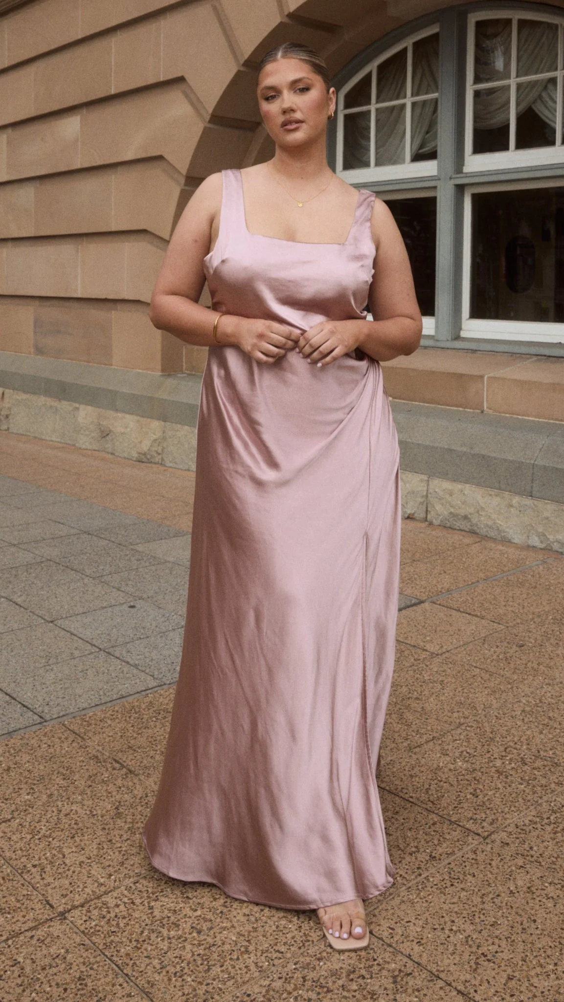 Alaria Maxi Dress - Dusty Pink