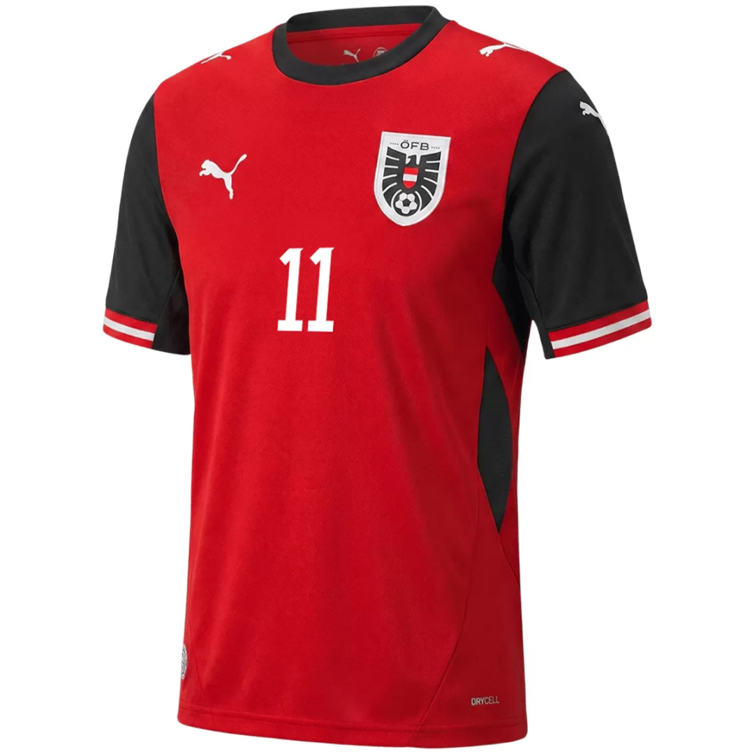 GREGORITSCH #11 Austria Home Jersey World Cup 2026
