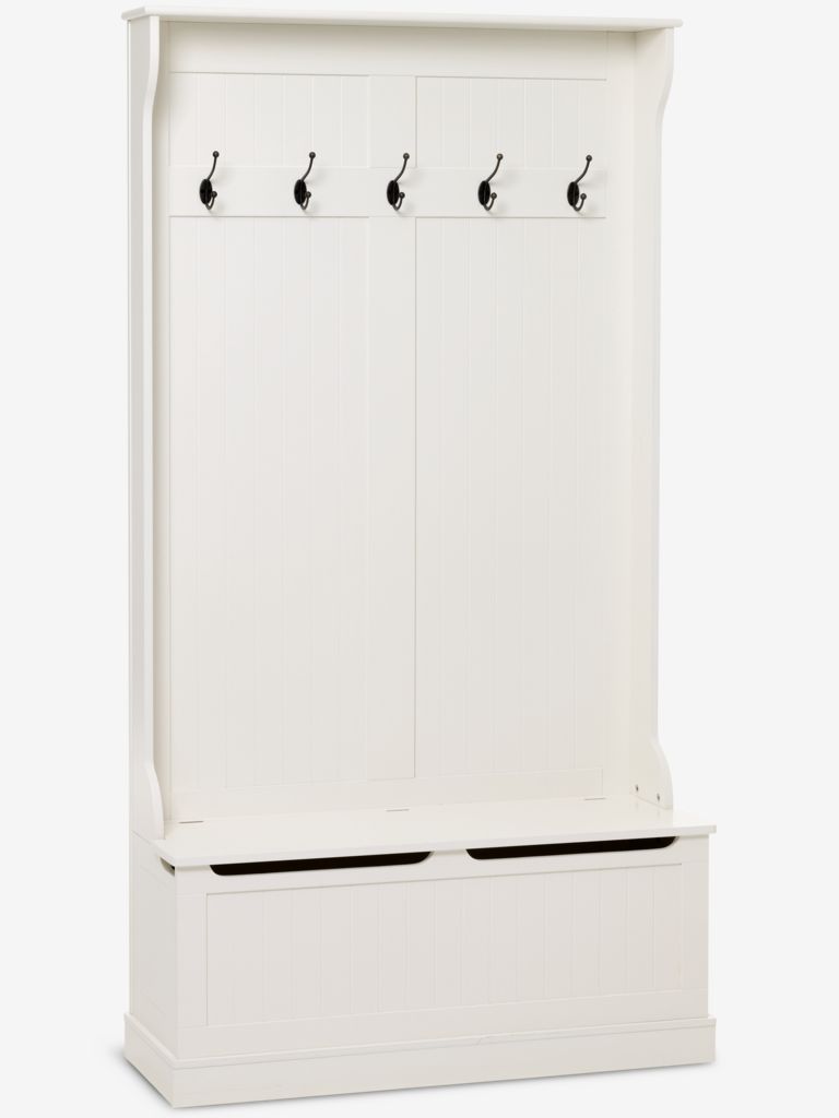 Hallway unit EGEBY with bench white - Amazon